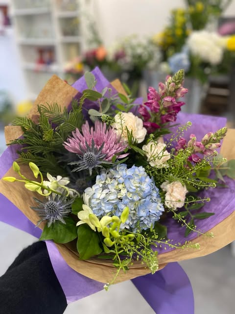 Wispy & Wild - Hand Tied Bouquet