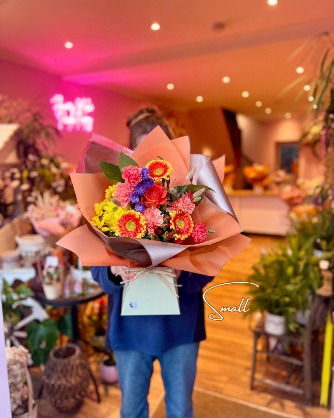 Tangerine Dream - Hand Tied Bouquet