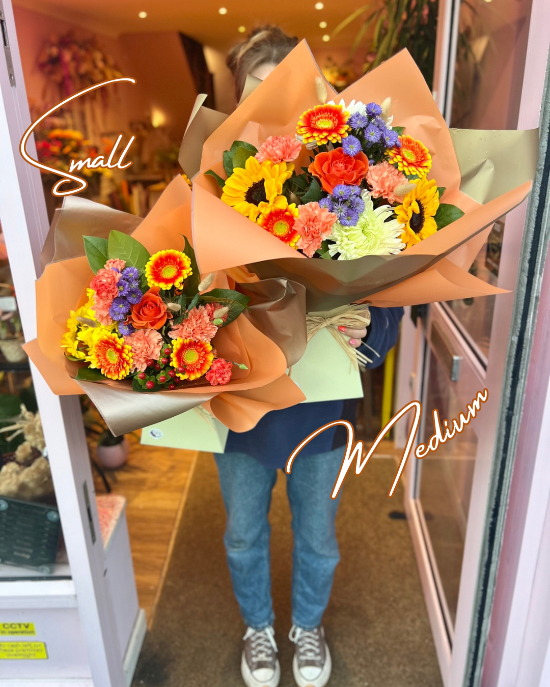 Tangerine Dream - Hand Tied Bouquet