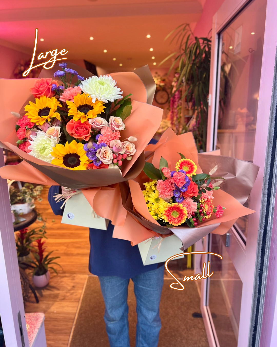 Tangerine Dream - Hand Tied Bouquet