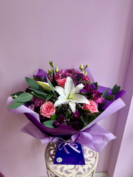 Midnight Haze - Hand Tied Bouquet