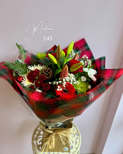 Classic Christmas Hand-Tied Bouquet