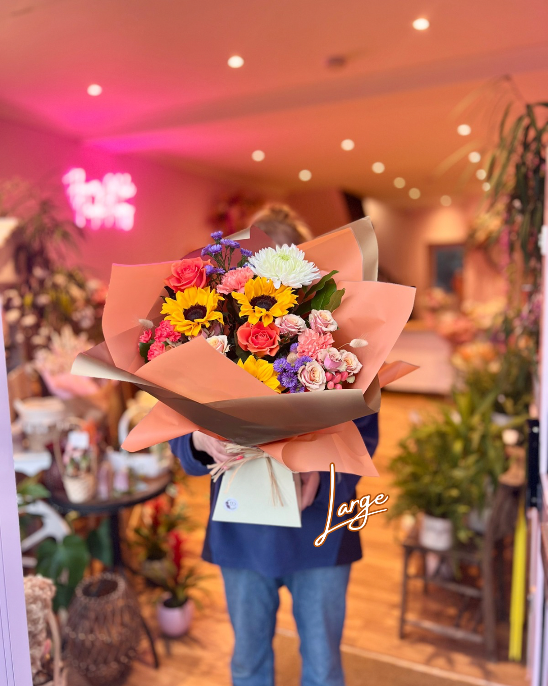 Tangerine Dream - Hand Tied Bouquet