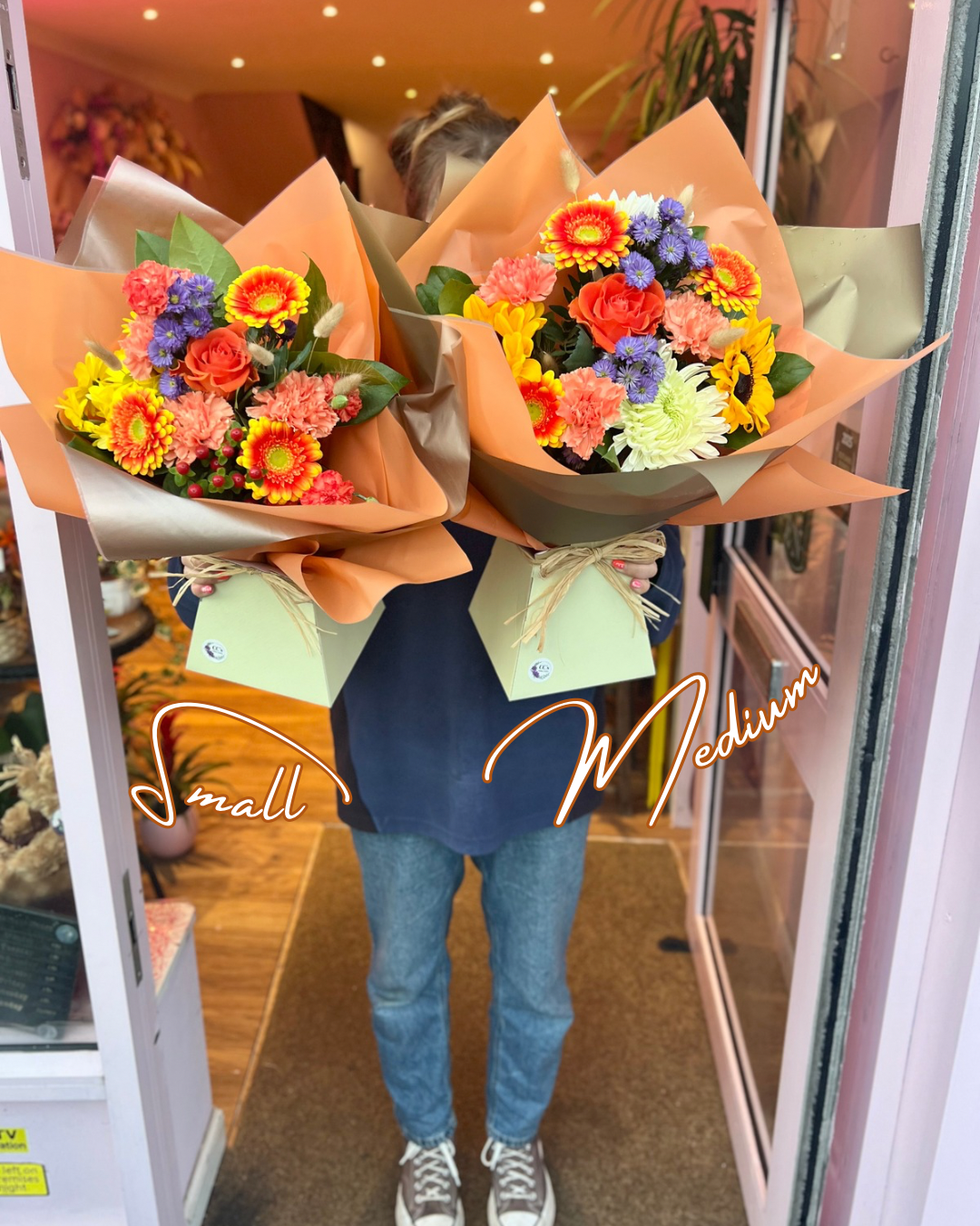 Tangerine Dream - Hand Tied Bouquet