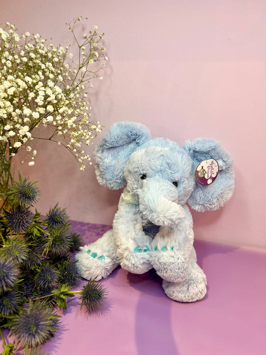 Teddy Elephant - Blue