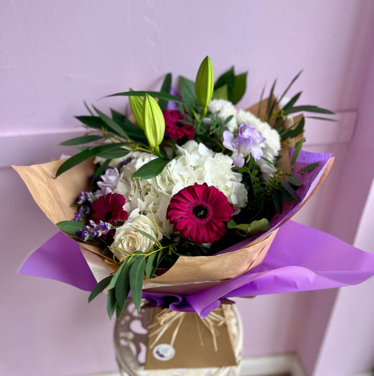 Midnight Haze - Hand Tied Bouquet