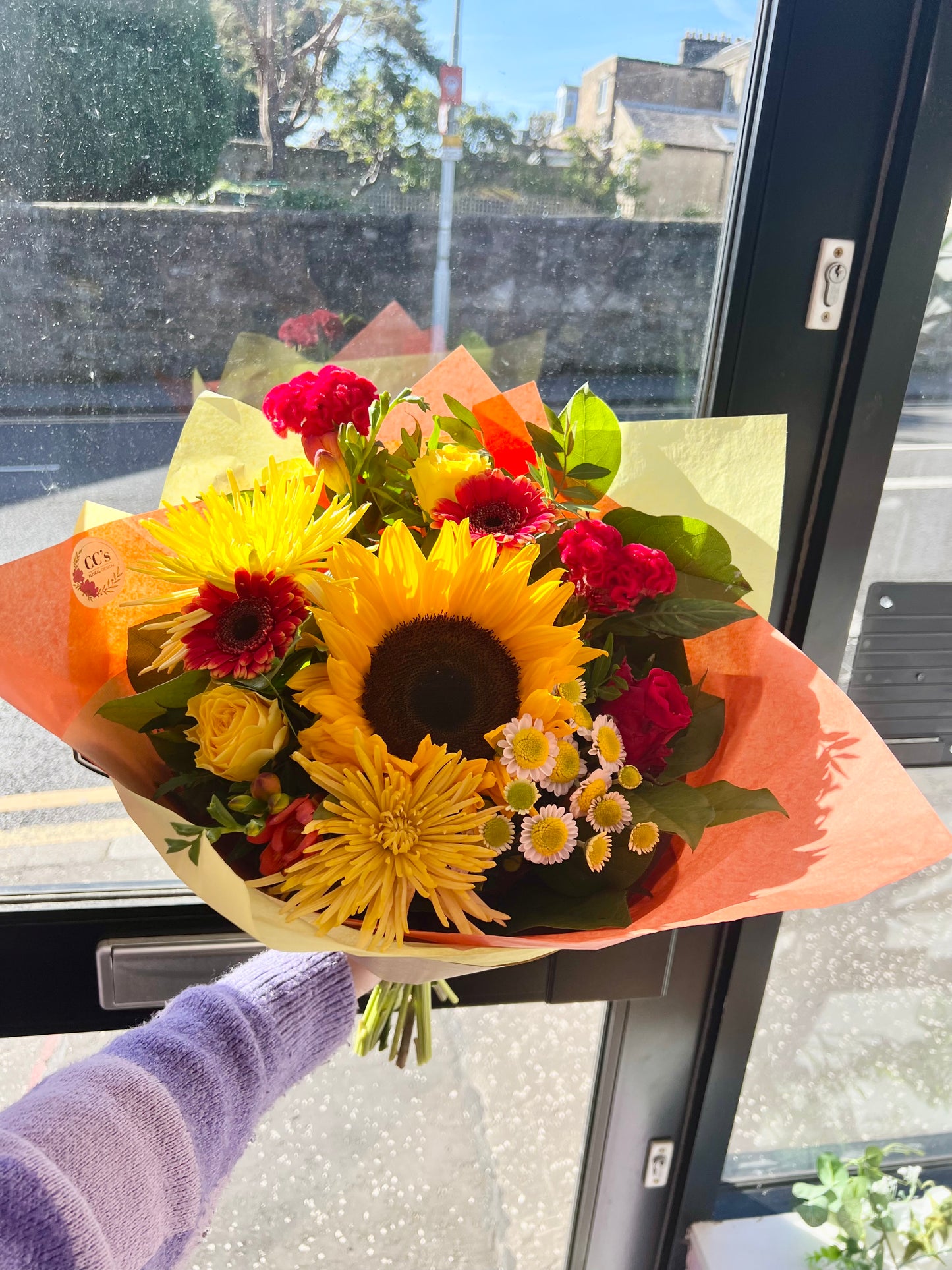 Tangerine Dream - Hand Tied Bouquet