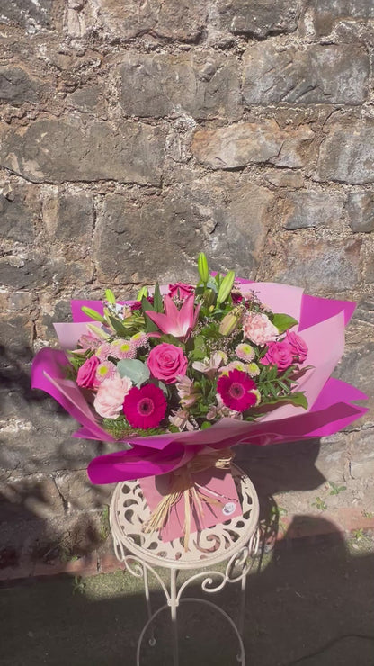 Pretty in Pink - Hand Tied Bouquet